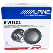 Alpine R-W12D2 12" Dual 2 OHM Type-R 2250W Pro Loud Subwoofer Speaker Sub