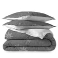 thumbnail image 3 of Set Edredón Matrimonial Queen Polo One Veloutte Premium Gris, 3 of 5