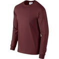 thumbnail image 3 of Gildan Mens Plain Crew Neck Ultra Cotton Long Sleeve T-Shirt, 3 of 5