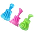 thumbnail image 4 of Raindrops PVC Sink Plunger for Kitchen Use with Comfortable Handle and Exquisite Design in Assorted Colors, 3 Pcs, 4 of 8