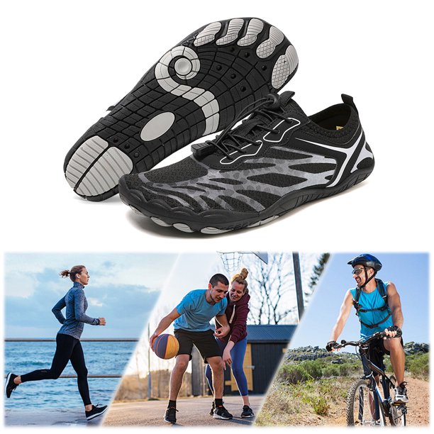 Caminata Zapatos Descalzos Transpirables Casuales Vadeo Unisex No Resbalada Seco Rápido para