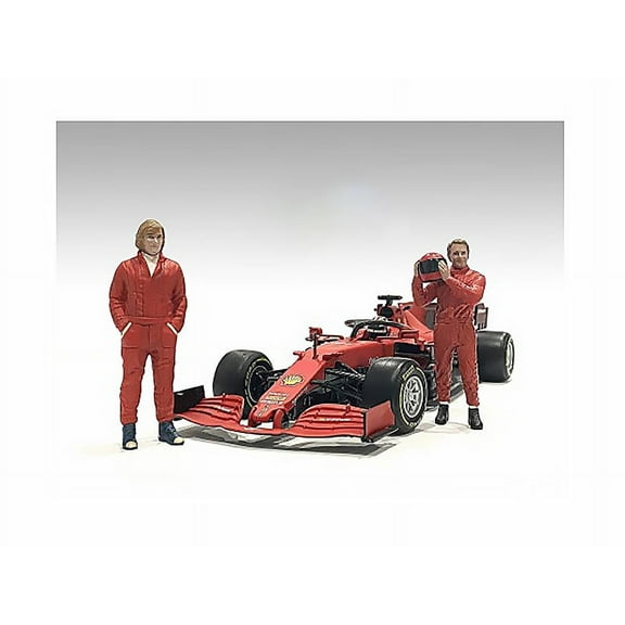 "Racing Legends" 70's Set of 2 Diecast Figures for 1/43 Scale Models by American Diorama
