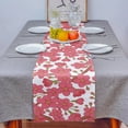 thumbnail image 3 of Flower Red Branches Spring Table Runner Home Wedding Table Flag Mat Table Centerpieces Decoration Party Dining Long Tablecloth, 3 of 6