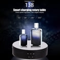 thumbnail image 3 of Motorized Rotating Display Stand, 360 Degree Electric Rotating Turntable Display Stand Motorized Turntable Stand for Photography Products Display, Jewelry, Watch, 3D Models(Black,Mirror), 3 of 7