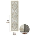 thumbnail image 4 of Sonoro Kate 2x10 Area Rugs for Living Room Bedroom, Non Slip Boho Machine Washable Indoor Floor Carpet, Cream, 4 of 7