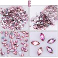 thumbnail image 1 of Xihbxyly 500 Piezas de Diamantes de Imitación con Purpurina y Forma de Ojo de Caballo para Decoración de Uñas, Pegamento Acrílico, 1 of 3