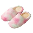 thumbnail image 2 of Esaierr Women Men Slippers Plush House Shoes Winter Slippers Slip-On Warm Indoor Bedroom Slippers, 2 of 5