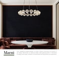 thumbnail image 3 of Alora Lighting Ch321032-Unv-010 Marni 33" Wide Led Ring Chandelier - Brass, 3 of 7
