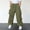 F-154Army Green, variant on ZHOGXU Kids Boys Girls Cargo Pants With Multiple Pockets Elastic Waist Solid Color Wide Leg Comfortable Loose Fit Trousers For Outdoor Activities,Army Green,5-6 Years