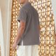 thumbnail image 5 of Mens Casual Manga Corta Botón Abajo Camisas, Verano de Moda de Color Sólido de Bolsillo para Casual Y Fiesta, 5 of 8