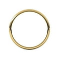 thumbnail image 2 of 10k Yellow Gold Half Round 1.5mm Lightweight Half Round Light Band Size 8 Ring for Women and Men, 2 of 2