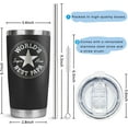 thumbnail image 6 of Gifts for Papa From Grandchildren Tumbler Stainless Steel Insulated Tumbler with Lid and Straw 20 Oz, 6 of 6