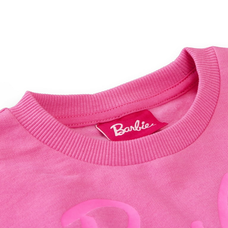 Barbie Girls Kids Outfit: Long Sleeve Sequined Sweatshirt