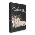 thumbnail image 3 of Floral Welcome Country Truck Transportation Graphic Art Gallery Wrapped Canvas Print Wall Art, 3 of 7