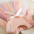 thumbnail image 5 of YOUYEDIAN Princess Dresses for Teen Girls Kids Fall Long Sleeve Tulle Dress Casual Midi Dresses Pink 4 Years, 5 of 6