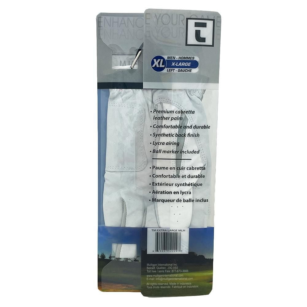 Gant de golf Tour Mission pour Homme, main gauche, Très Grand (1 unité) Gants de golf de cuir Cabretta