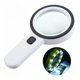 thumbnail image 1 of Lupa de lectura con 12 luces LED y lente de doble cristal con aumento de 30x. Para leer fácilmente monedas, sellos y mapas. Ideal para personas con degeneración macular., 1 of 5