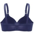 thumbnail image 5 of LLYWEY Women’s Plus Full Coverage Wireless Bras Hook & Eye Closure Push up Padded Bras No Underwire, 5 of 7