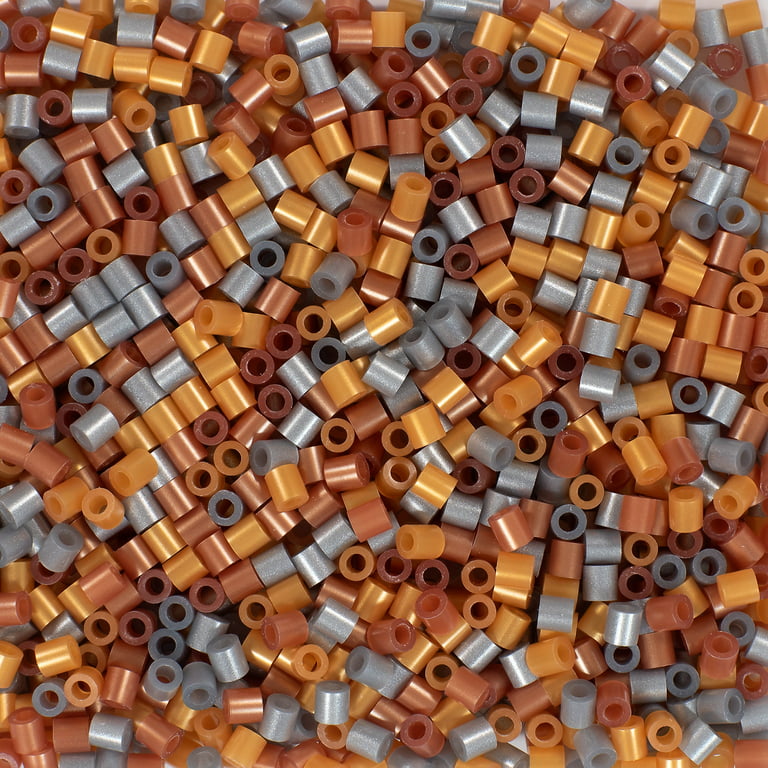 Perler Bead Bundle, Glitter, Metallic, Glow Mix, 3,000 Pieces 