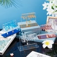 thumbnail image 5 of 4 Sets Acrylic Earring Hanger Coat Hanger Shape Jewelry Display Dangle Earring Holder Hanging Organizer Acrylic Ear Studs Display Rack for Retail Show Personal Exhibition Mixed Color, 5 of 6