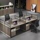 thumbnail image 2 of Drawers Reception Office Desk Bookshelf Standing Storage Shelf Computer Desks Setup Simple Mesa De Computador Modern Furniture My Lux Decor Round, 2 of 28