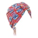 thumbnail image 5 of Minnieouse Turbante Nudo Estilo bohemio Cubierta de protección solar Estampado Cabeza ancha Envoltura Cabello Peinado Sombreros Gorro Diademas Rojo 2Conjunto, 5 of 6