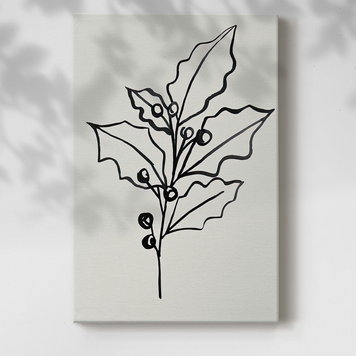 Evergreen Ink II- Gallery Wrapped Canvas