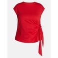 thumbnail image 5 of Terra & Sky Women’s Plus Side Tie Dolman Tee, Size 0X-5X, 5 of 5