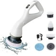thumbnail image 1 of Electric Spin Scrubber Rechargeable, Scrubber With 4 Replaceable Cleaning Brush Heads, 1 of 5