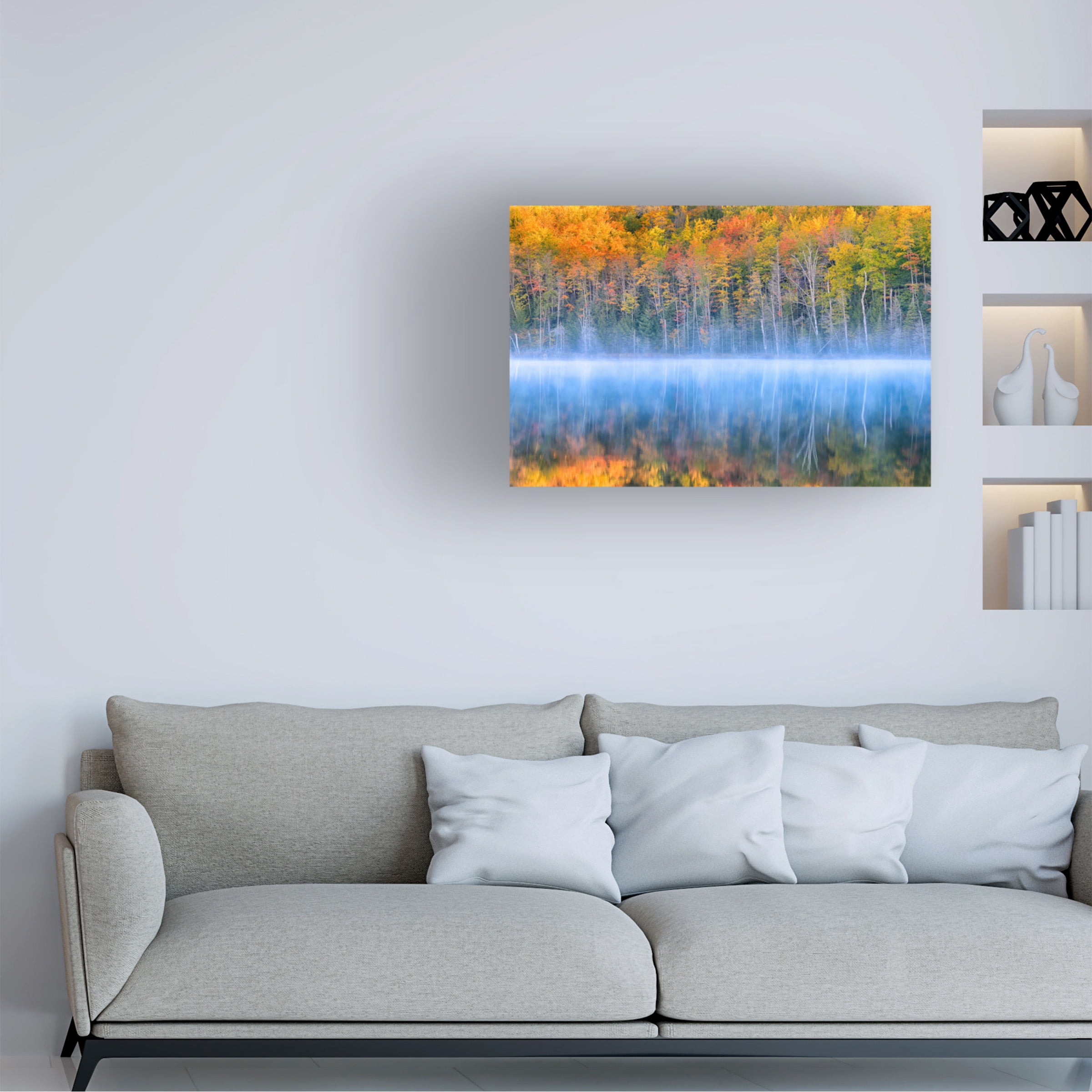 Yimei Sun 'Fall Color' Canvas Art