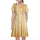 thumbnail image 1 of Easygdp Bamboo Wall para Vestido Transpirable de Mujer, Vestido Suelto de Manga Corta con Pliegues y Bolsillos para el Verano, 1 of 6