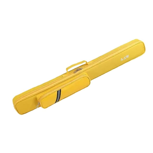 Langgg Étui Porte-Bagages pour Bâton de Billard de Piscine, Sac de Transport pour Voyage en Plein Air, Snooker, Noir Jaune 83x6x9 cm