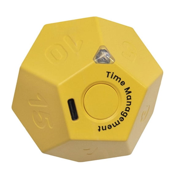 Rechargeable Time Management Timer With Unique Flip Design For All Ages