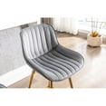 thumbnail image 3 of 26-Inch Set of 2 Bar Stools with Chrome Footrest | Perfect for Pub and Restaurant Settings | Enhance the Overall Ambiance, 3 of 6
