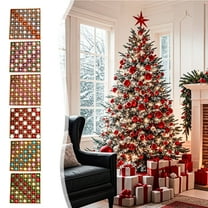 AYktou 49 Pcs Christmas Ball Ornaments Set, 1.2 Inch Bright Electroplated Balls Pendants Multicolor Optional Christmas Tree Balls, Christmas Decorations for Tree Birthday Party Scene Layout