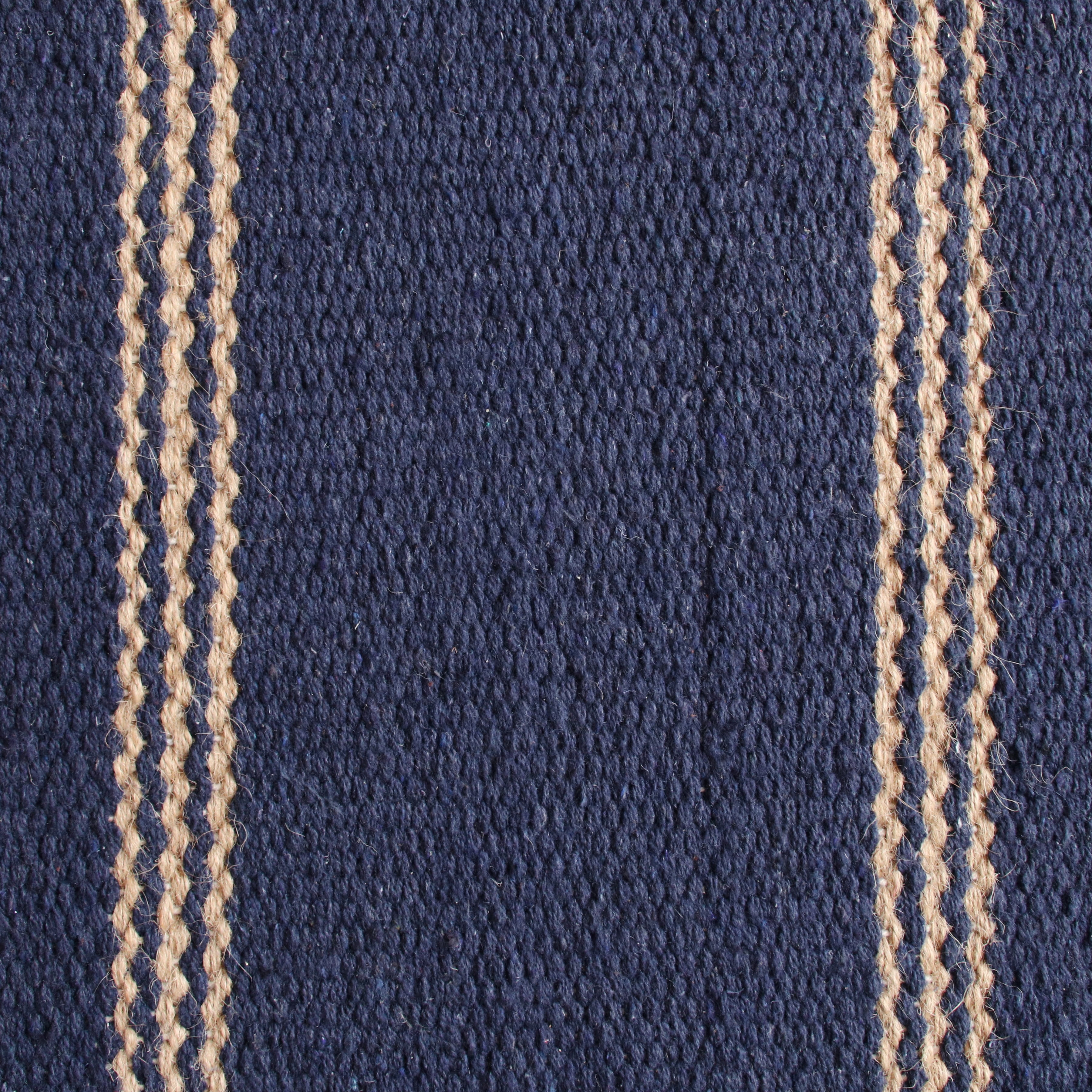 Ox Bay Striped Hand-Made Area Rug, 12' x 9'