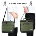 thumbnail image 5 of Tirrinia Insulated Lunch Bag, Leakproof Thermal Reusable Lunch Box Tote, All Ages, Large size, Green, 5 of 8