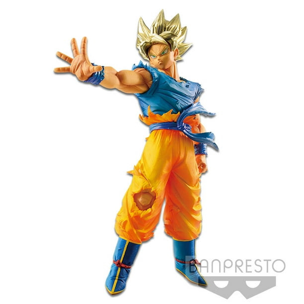  Figura de versión especial de Dragon Ball Z Blood of Saiyan Goku naranja y azul de 7