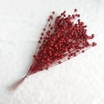 thumbnail image 4 of Tallos Artificiales, Bayas, Plantas de Simulación DIY para Decoración, Mesa de Cena , rojo Fernando tallo de baya feke, 4 of 7