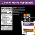 thumbnail image 3 of KIND ZERO Added Sugar Nut Granola, Caramel Mocha Nut Granola, 8oz Pouch, 1 Count, 3 of 7