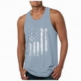 thumbnail image 3 of HCNTES Mens American Flag Tank Tops 4th of July Shirt for Mens USA Flag Clothes 1776 Sleeveless Shirts Patriotic Tee Tops(Light Blue,L), 3 of 6