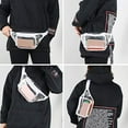 thumbnail image 6 of Women Transparent Waist Pack Belt Bag Travel Hip Bum Small Purse Chest, 6 of 8