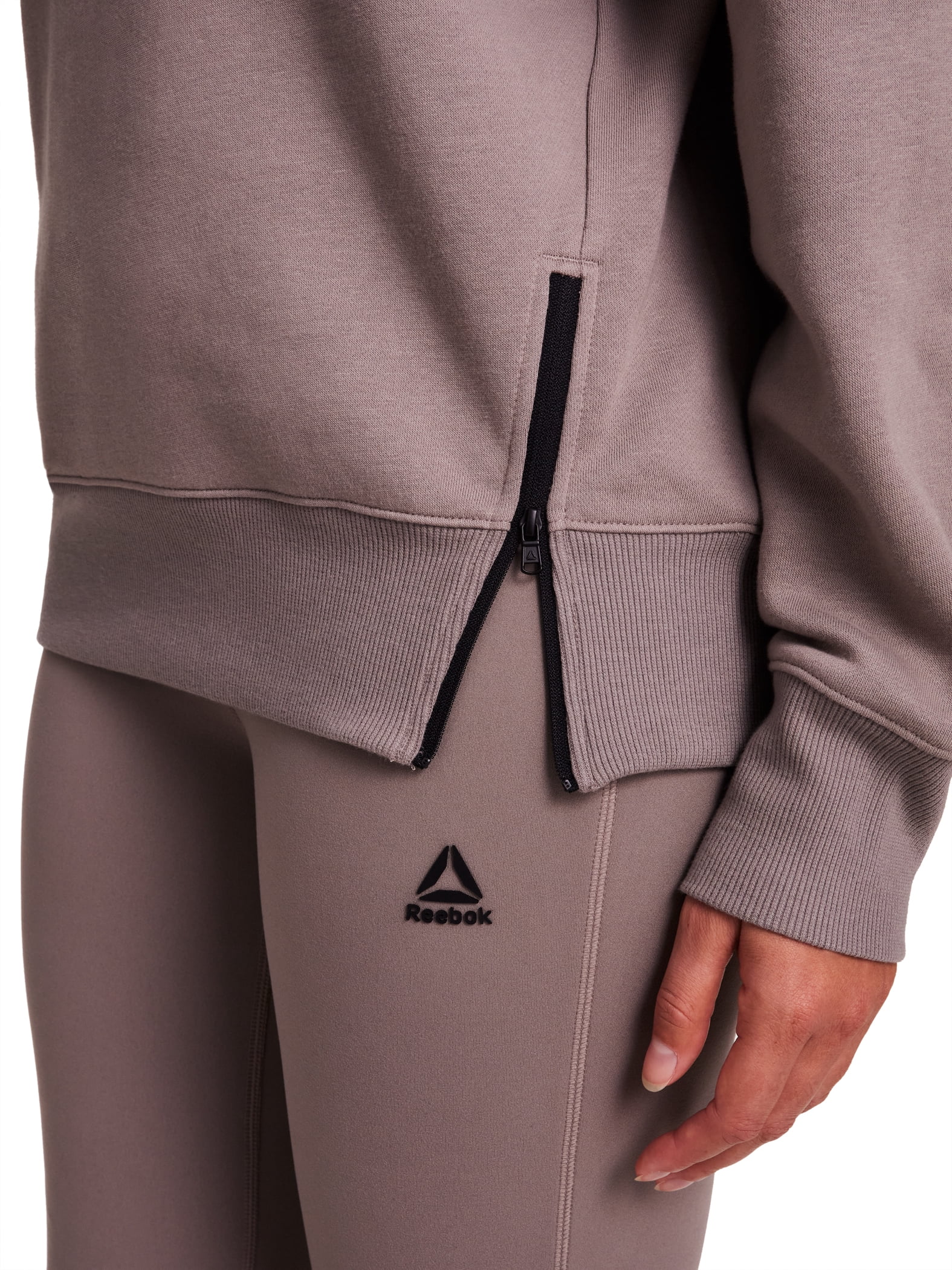 Reebok Women's & Women's Plus Transition Mock Neck Sweatshirt, Sizes XS-4X