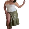 thumbnail image 3 of Women Y2k Fairycore Suspender Ruffled Hem Vest Tops E-Girl 2000s Tie-up Sling Ruched Square Neck Crop Camis Tops, 3 of 6