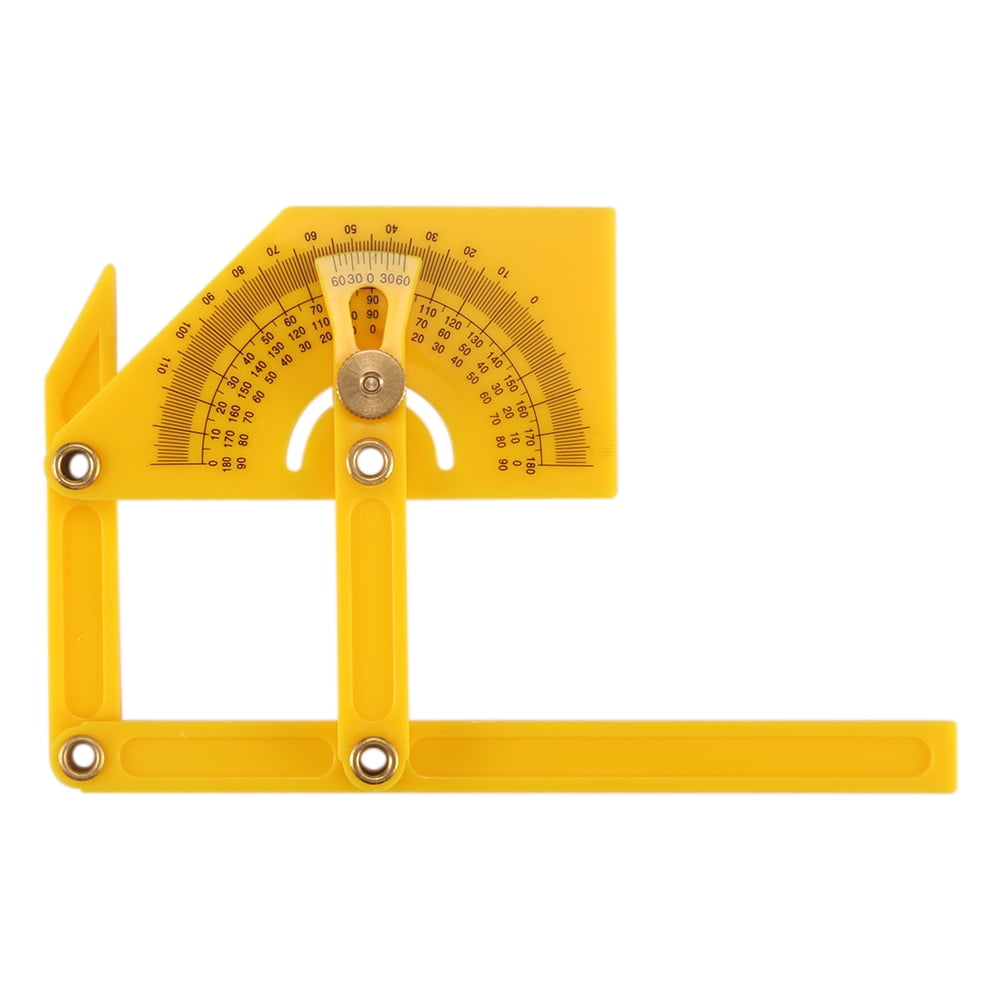 Vingtank 180 Degree Pointer Protractor Ruler Instruments Folding
