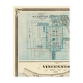 thumbnail image 3 of Historic City Map - Vincennes Sullivan Merom Carlisle Indiana - Baskin 1876 - 23 x 28 - Vintage Wall Art, 3 of 5