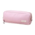 thumbnail image 2 of AuroraX Cute Pencil Case with 3 Compartments,Pink Pencil Pouch,Large Capacity Pen Bag,for College, 2 of 5