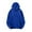 Blue, variant on GigrtiJin Mens Oversized Pullover Sweatshirt Solid Color Long Sleeve Drawstring Hoodies with Pocket Plus Size Hooded Casual Blouse