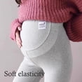 thumbnail image 4 of Winter Ready Cotton Pregnancy Leggings With Elastic Waistband Full Abdomen Coverage Comfort Maternity Leggings, 4 of 8