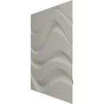 thumbnail image 4 of Ekena Millwork 19 5/8"W x 19 5/8"H Wave EnduraWall Decorative 3D Wall Panel, Universal Aged Metallic Weathered Steel (12-Pack for 32.04 Sq. Ft.), 4 of 6